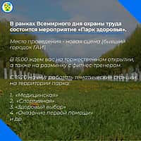 5 мая в рамках в Ельниковской роще состоится мероприятие «Парк здоровья». (фото №2).
