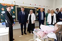 В День знаний Глава Чувашии открыл три новые школы в Чебоксарах, Новочебоксарске и в поселке Кугеси. (фото №8).