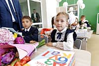 В День знаний Глава Чувашии открыл три новые школы в Чебоксарах, Новочебоксарске и в поселке Кугеси. (фото №9).