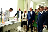 В День знаний Глава Чувашии открыл три новые школы в Чебоксарах, Новочебоксарске и в поселке Кугеси. (фото №17).