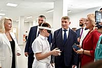 В День знаний Глава Чувашии открыл три новые школы в Чебоксарах, Новочебоксарске и в поселке Кугеси. (фото №19).