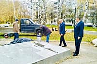 В Новочебоксарске на Аллее Славы заложили фундамент памятника участникам СВО (фото №1).