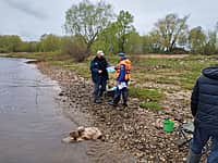 Спасатели, инспекторы ГИМС, полиция, сотрудники рыбнадзора и продолжают патрулирование реки Волга (фото №6).