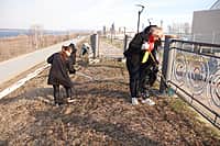 В Новочебоксарске провели субботник на Верхней набережной (фото №6).