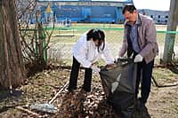 В Новочебоксарске состоялась масштабная уборка Аллеи Победы. (фото №5).