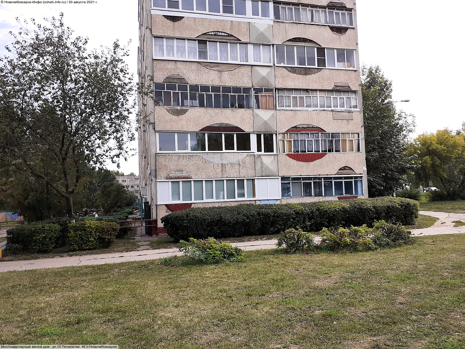 ул. 10 Пятилетки, 46 (г. Новочебоксарск) - многоквартирный жилой дом.