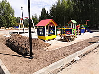 Детская площадка "Карусель". 20 августа 2021 (пт).