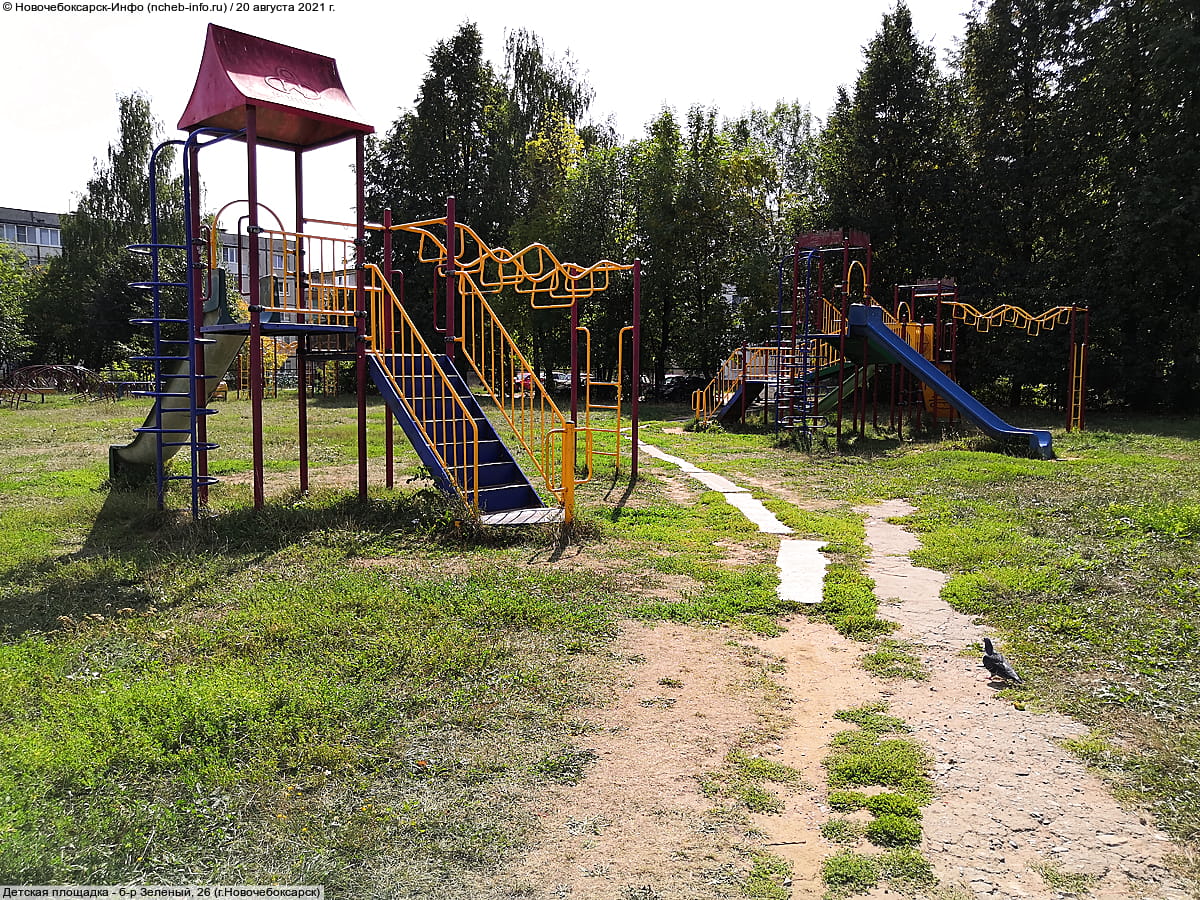 Детская площадка - б‑р Зеленый, 26 (г. Новочебоксарск).