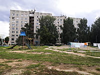 Многоквартирный жилой дом. 23 августа 2021 (пн).