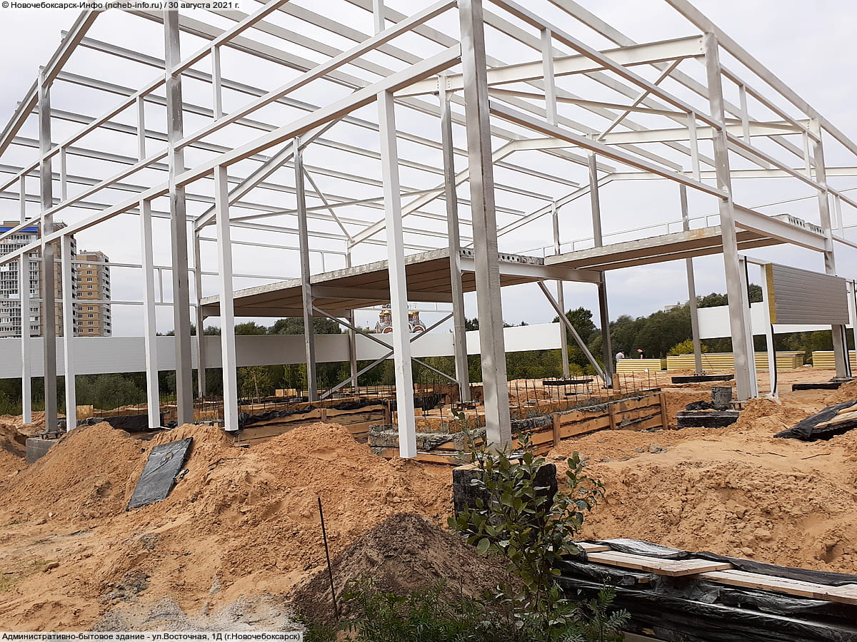 Административно-бытовое здание. 30 августа 2021 (пн).