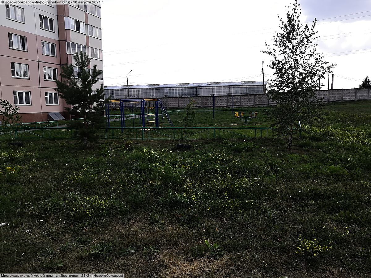 Детская площадка - ул. Восточная, 28к2 (г. Новочебоксарск).